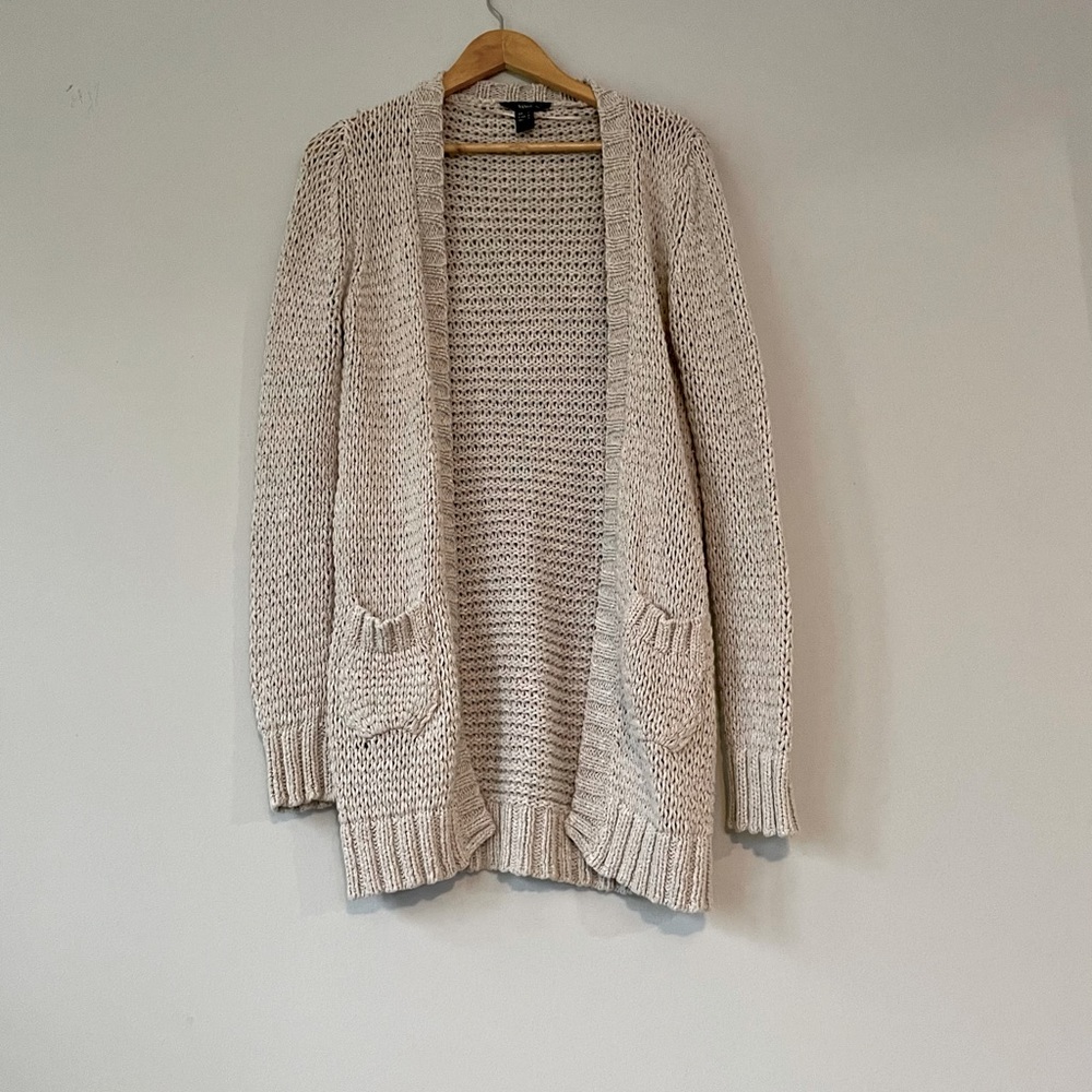 Mango Open Front Cardigan